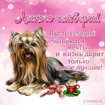 Картинка с четвергом: хорошего дня