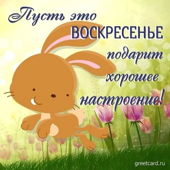 Скачать картинку с воскресеньем красивую и добрую