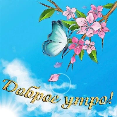 С добрым утром открытка самая красивая С добрым утром открытка самая красивая