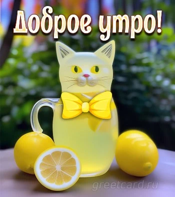 Летняя картина с добрым утром