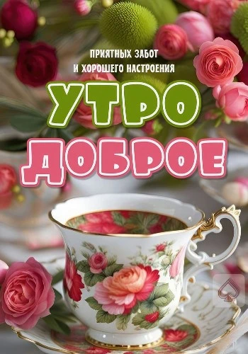 Захватывающая открытка на весеннее утро