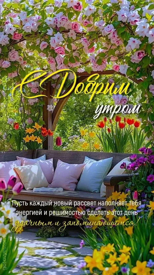 Позитивная открытка с добрым утром