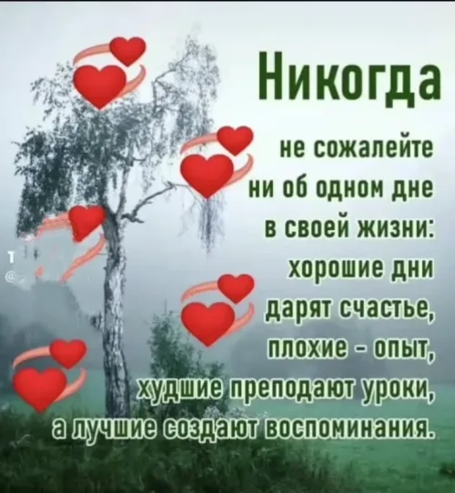 Позитивная открытка с добрым утром: хорошие дни дарят счастье