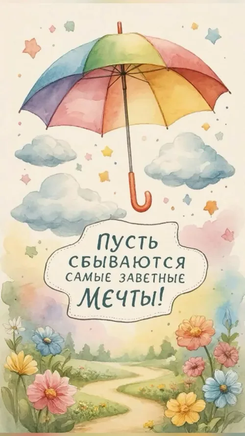 Весенние открытки с пожеланием счастья