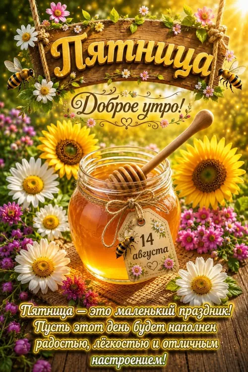 Пятница: Доброе утро с медом и пчелами