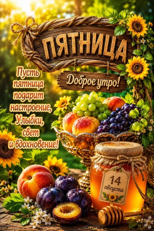 Пятница: Доброе утро с фруктами и медом