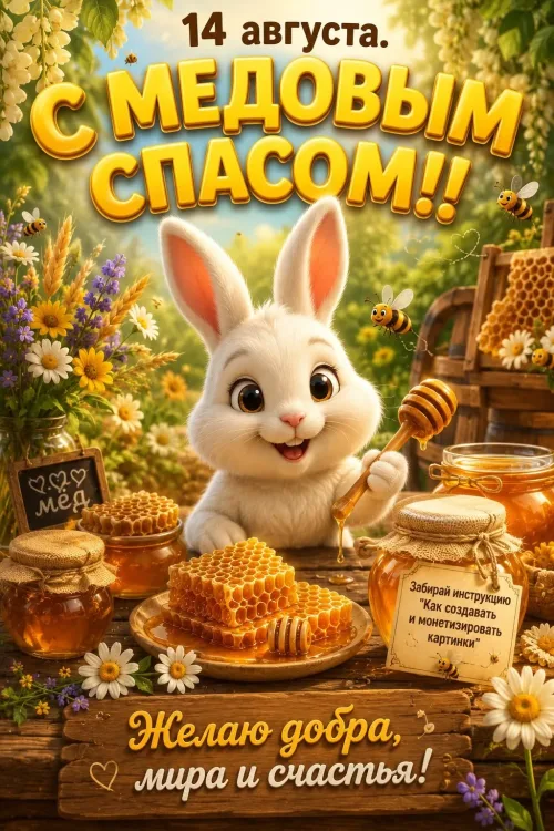 Медовый Спас с кроликом и медом