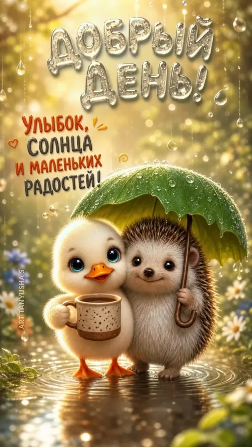 Добрый день с улыбкой и солнцем