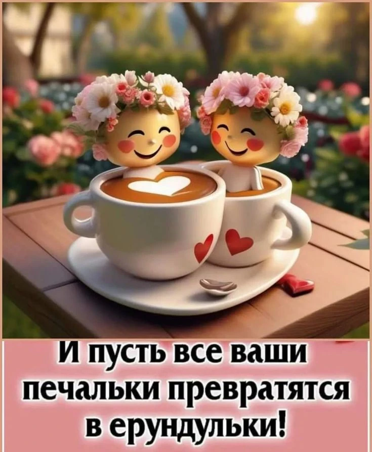 Позитивные открытки с добрым утром и цветами