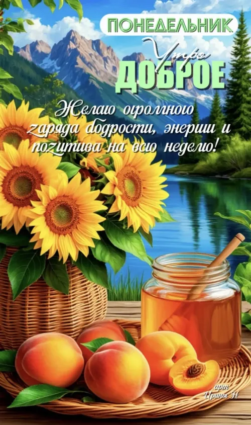 Понедельник: Доброе утро с позитивом и медом