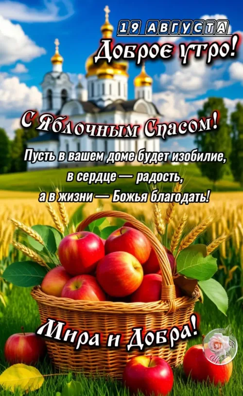 Яблочный Спас: Поздравление с изобилием и радостью