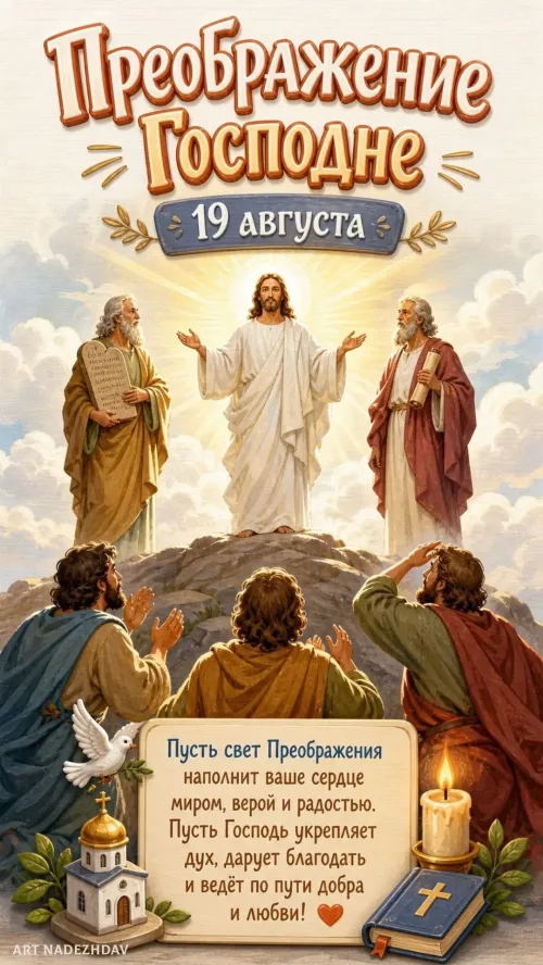 Преображение Господне 19 августа
