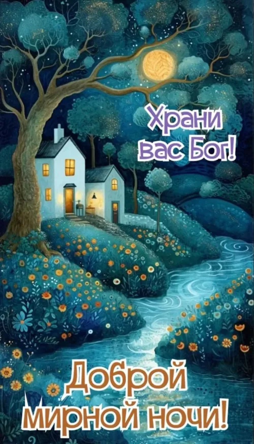 Спокойной ночи: домик на берегу озера