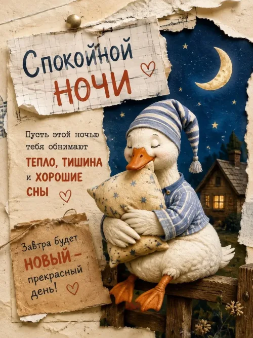 Спокойной ночи с уютным утконосом