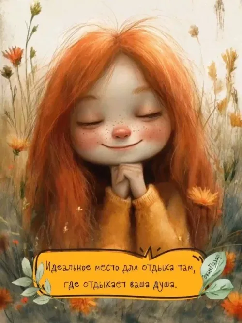Открытка с добрым утром: идеальное место для отдыха