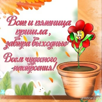 Картинка: с пятницей хорошего дня с юмором