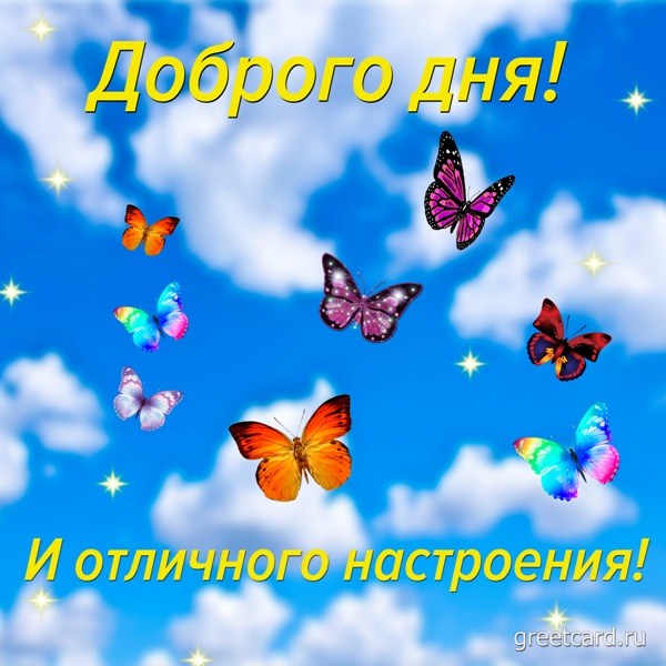 Картинка доброго дня и отличного настроения