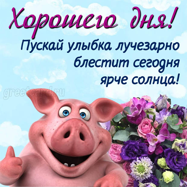 Хорошего дня картинка мужчине прикольная