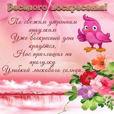 Открытка доброе утро, отличного воскресенья Открытка доброе утро, отличного воскресенья