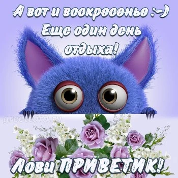 Свежая картинка с воскресеньем Свежая картинка с воскресеньем